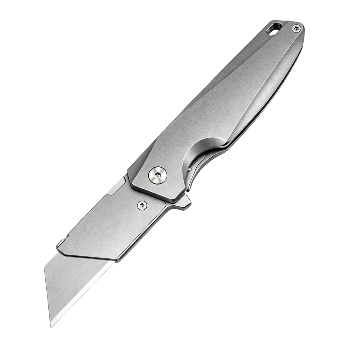 TGQ28 Titanium Stonewash Pocket Folding Utility Cutter