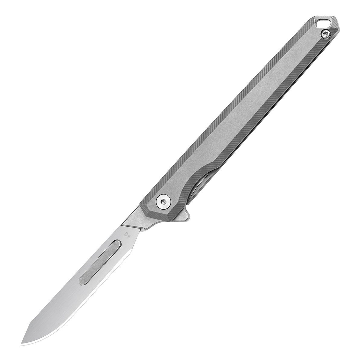 TGQ29 Titanium Stonewash Pocket Folding Cutter