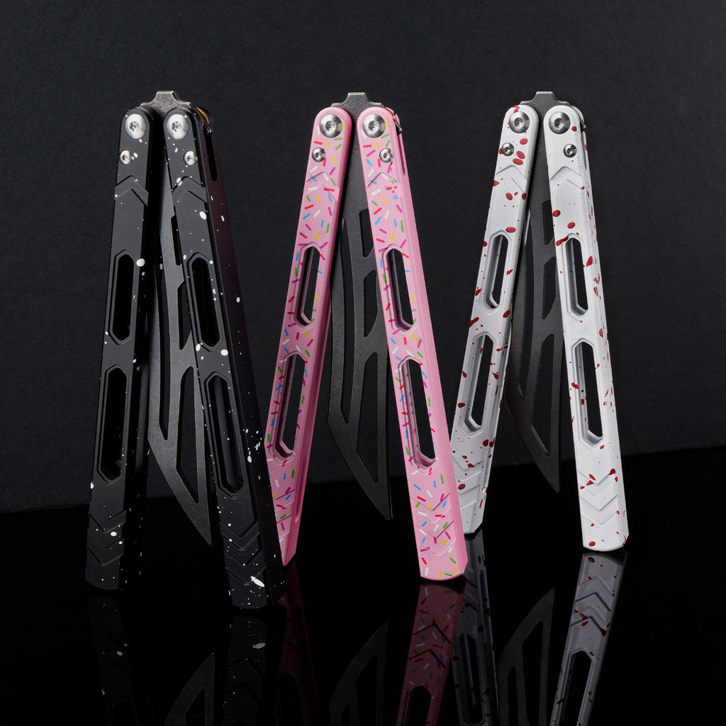 LG12 Black White - Aluminum Alloy Trainer
