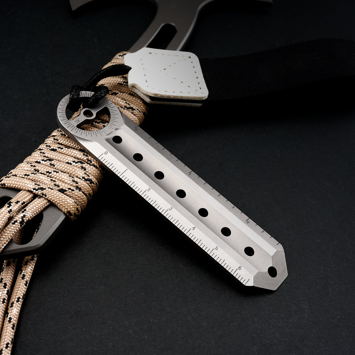 TGS01 Titanium Alloy Multi‑Tool Ruler