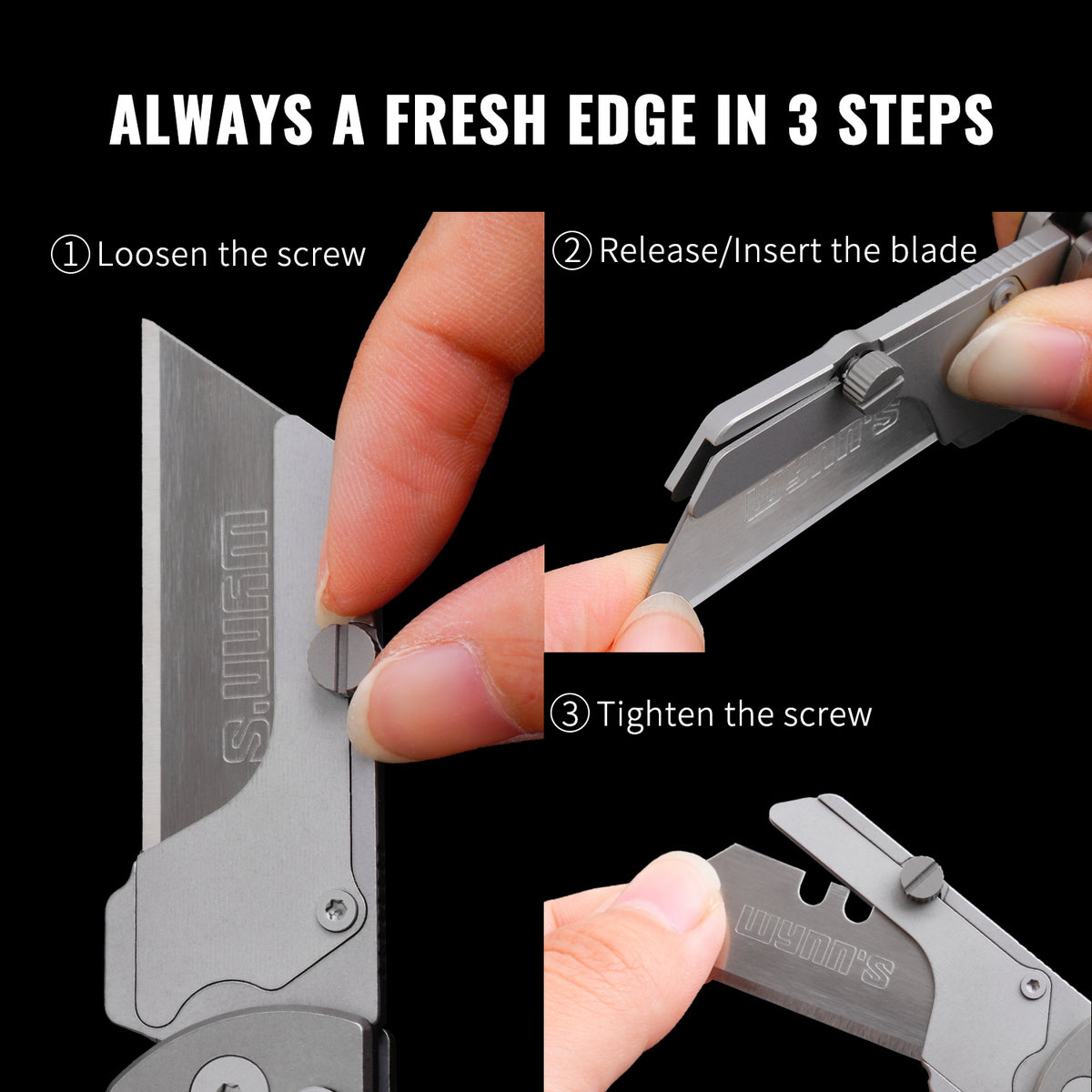TGQ52 Titanium Sandblasting Pocket Utility Cutter