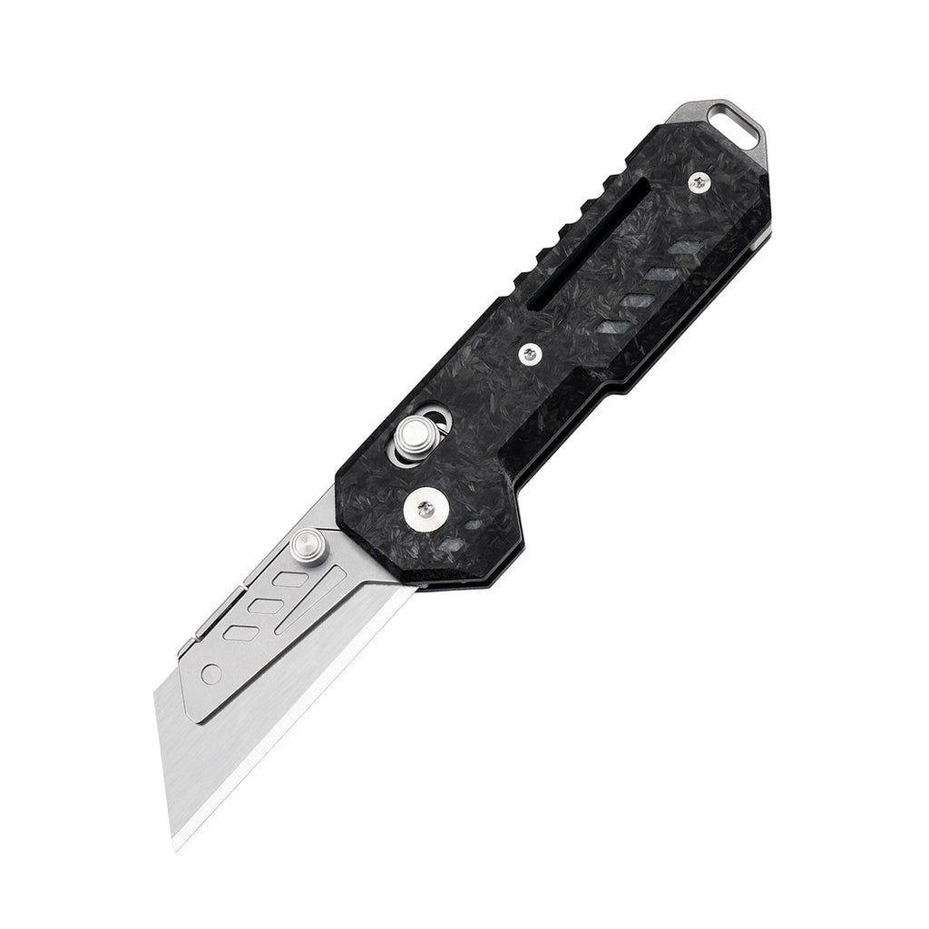 TGQ56 Carbon Fiber Pocket Folding Utility Cutter