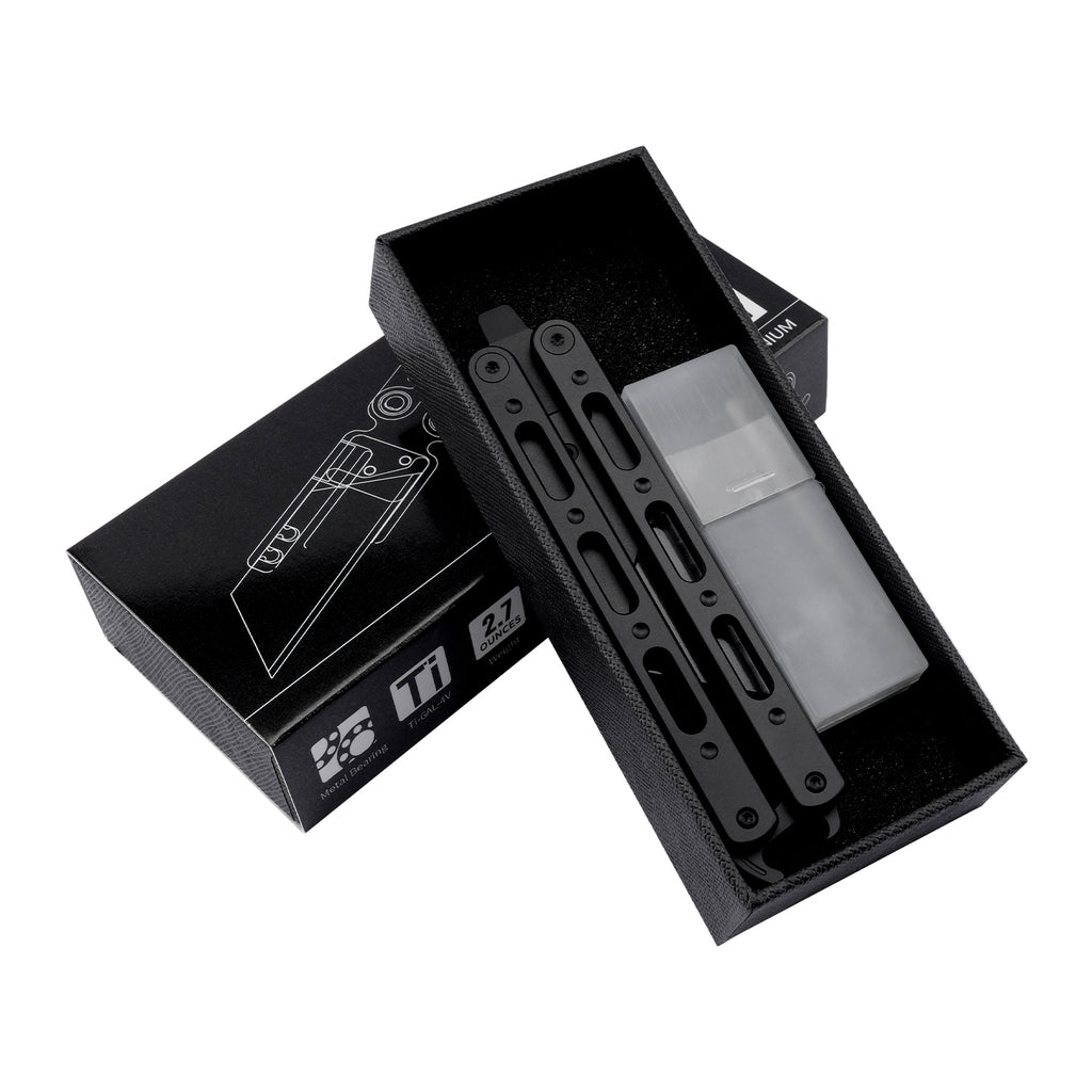 TGQ19 Titanium Black Pocket Folding Utility Cutter