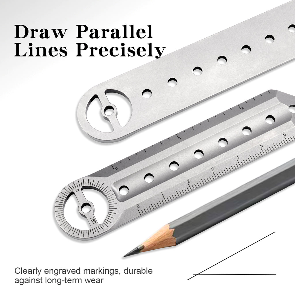 TGS01 Titanium Alloy Multi‑Tool Ruler