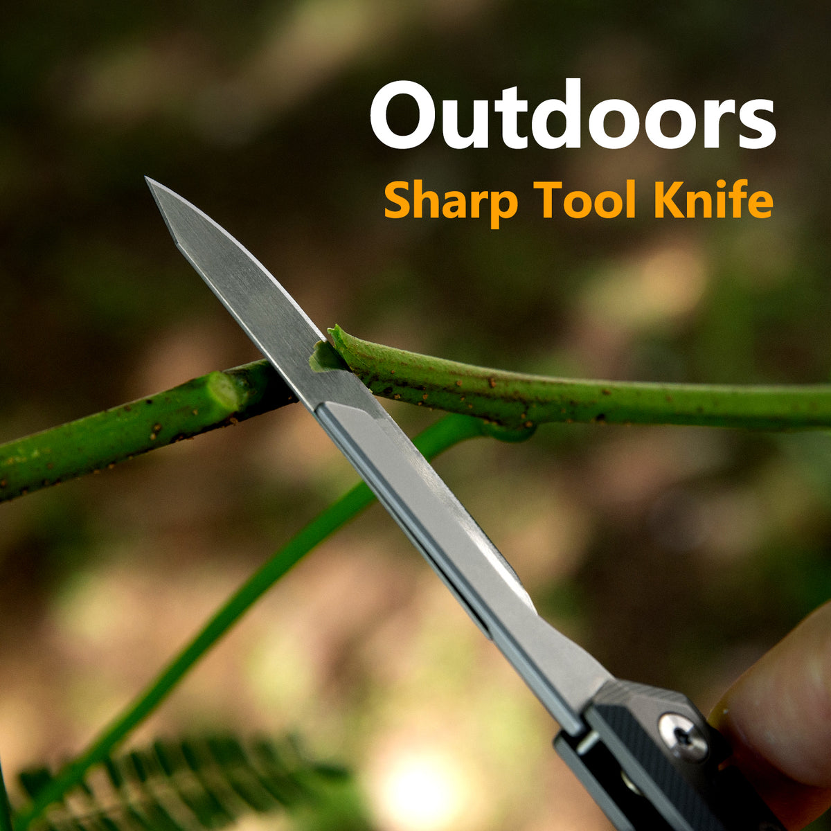TGQ29 Titanium Stonewash Pocket Folding Cutter