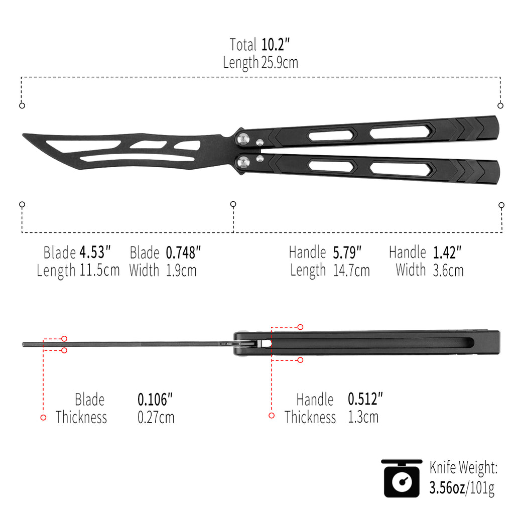 LG12 Black  - Aluminum Alloy Trainer