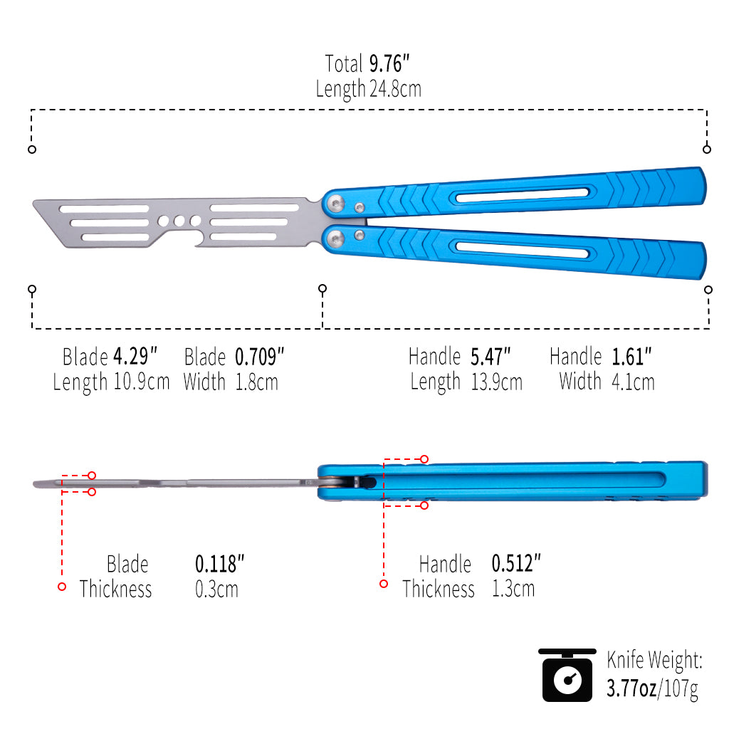 LG05 Blue - Aluminum Alloy Trainer