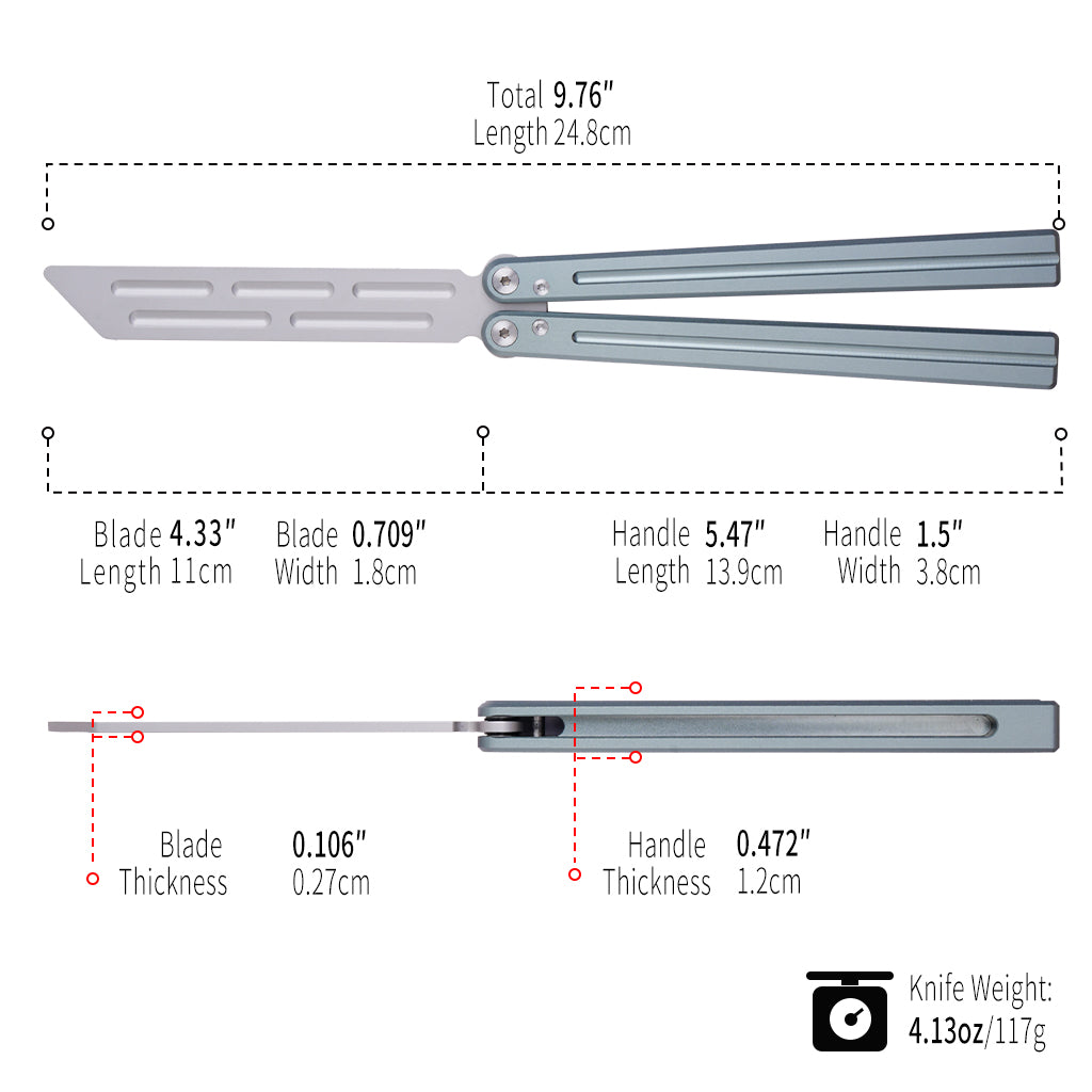 LG02 Grey - Aluminum Alloy Trainer