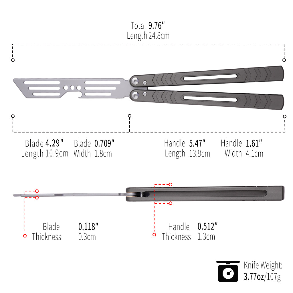 LG05 Grey - Aluminum Alloy Trainer