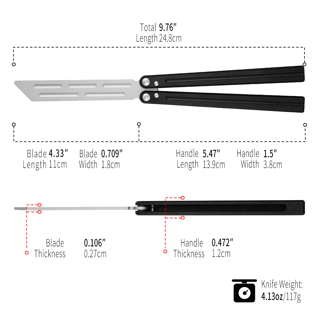 LG02 Black - Aluminum Alloy Trainer