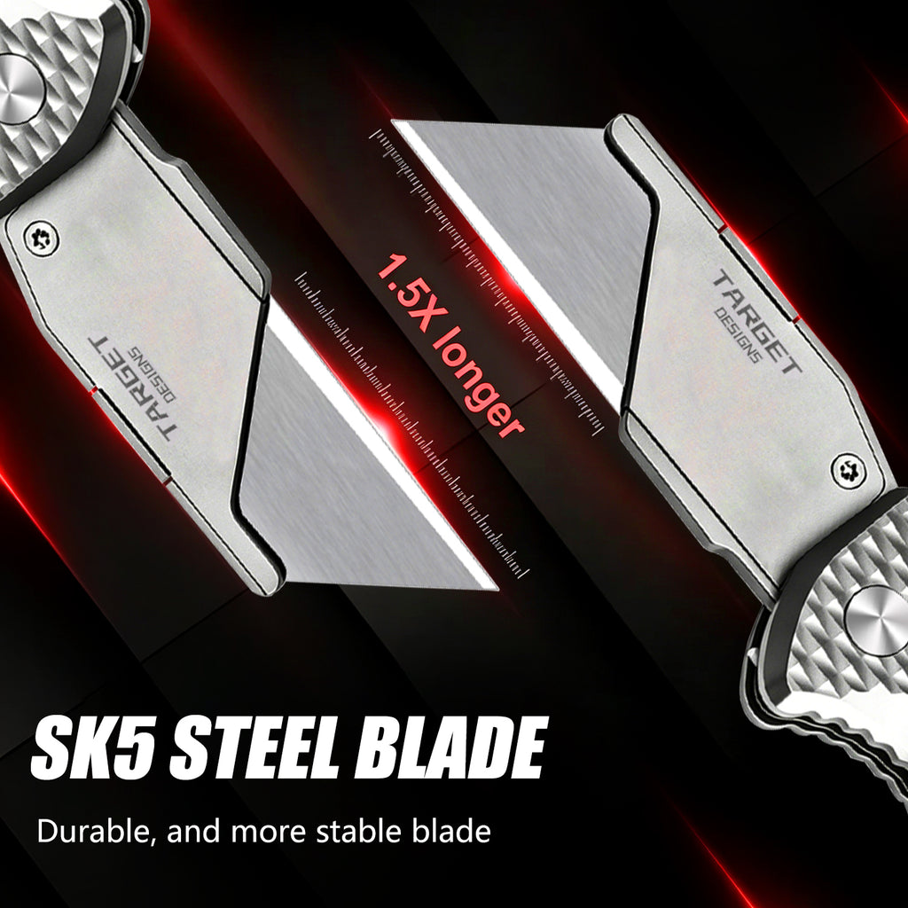 TGQ53 Titanium Diamond Texture Folding Utility Cutter