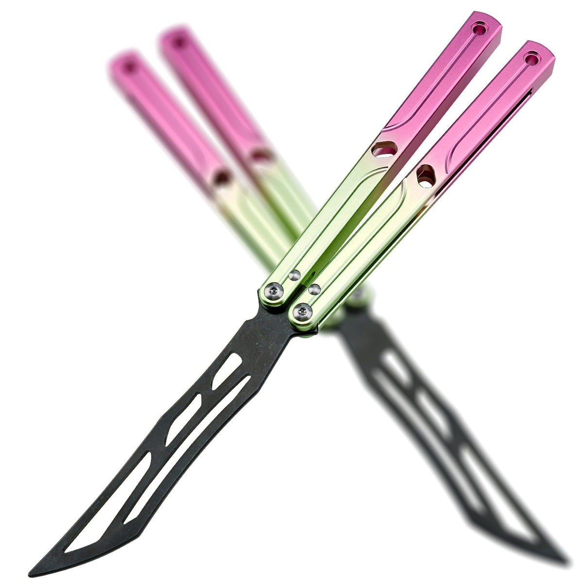 LG09 Pink Green Gradient - Aluminum Alloy Trainer