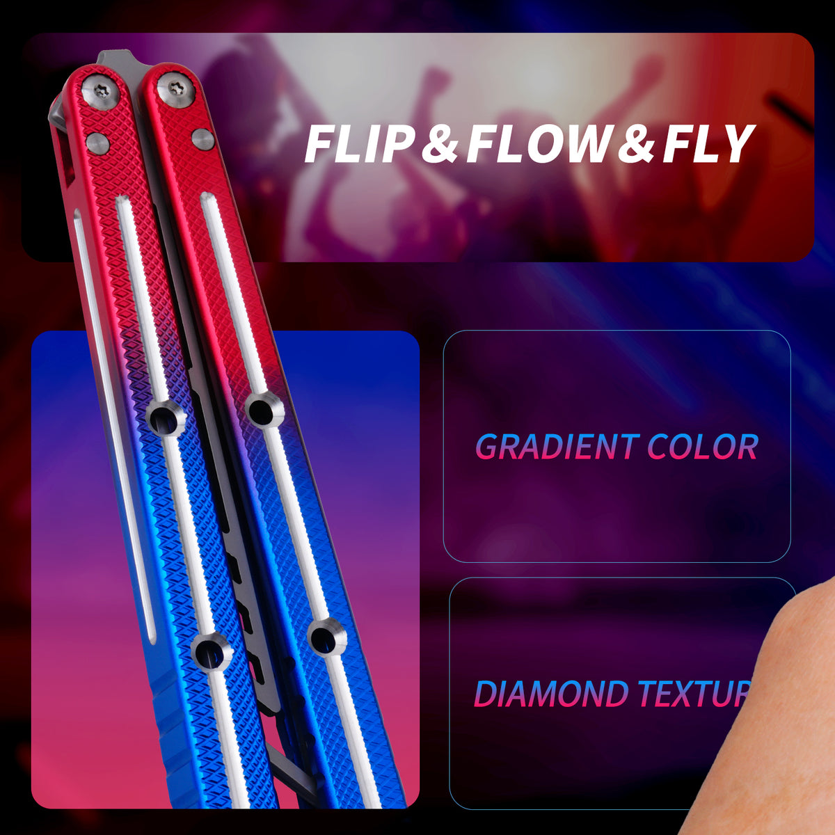 LG11 Blue Red - Aluminum Alloy Trainer