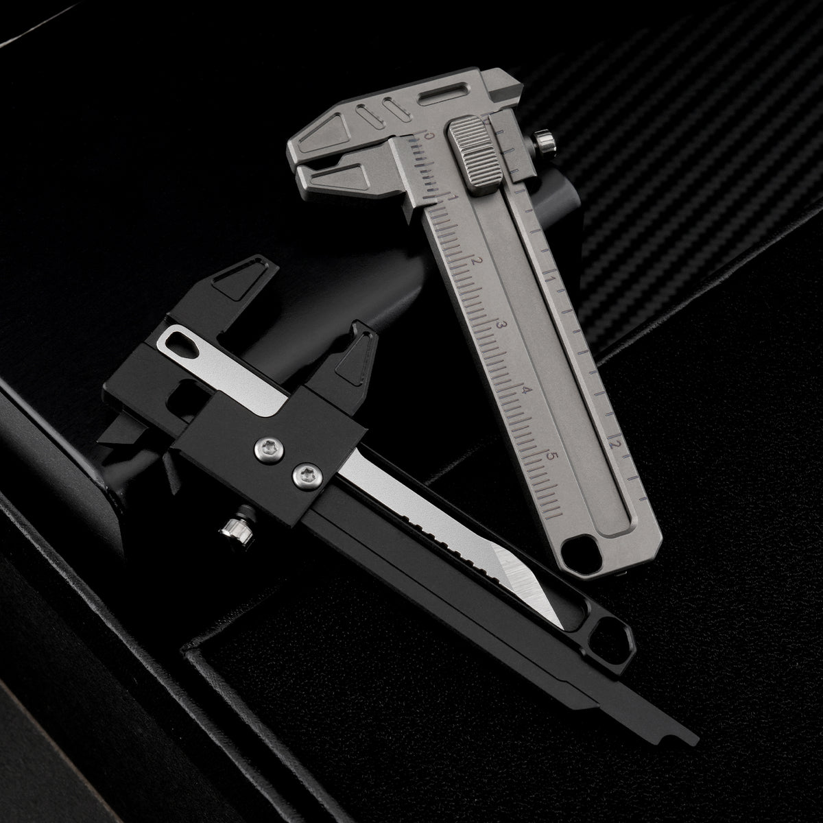 TGFL08 Grey Titanium Vernier Caliper EDC Multi Tool