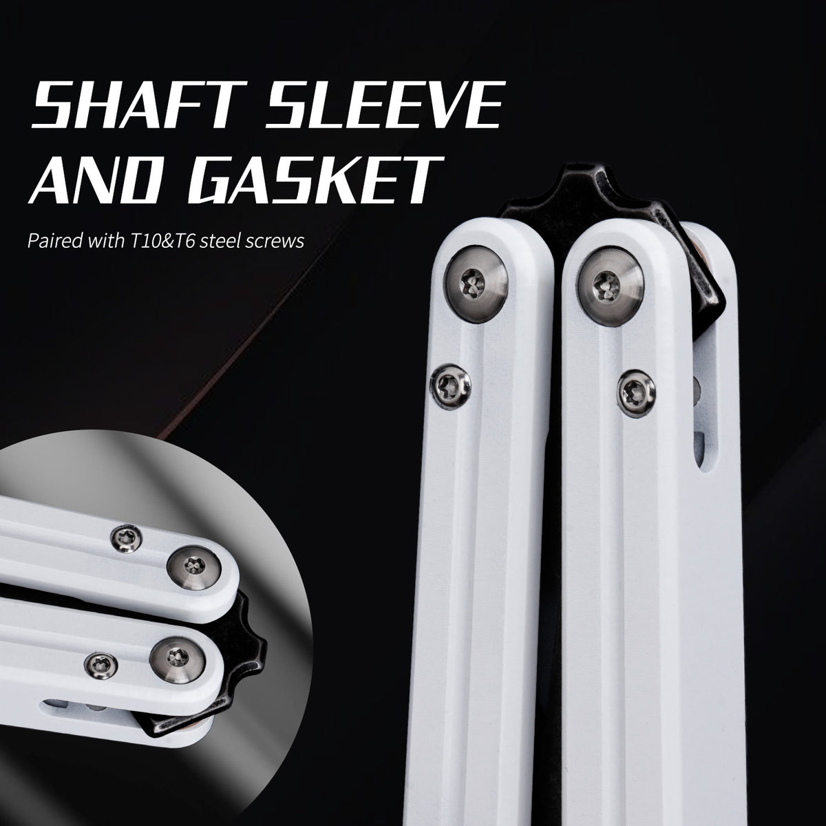 LG09 White - Aluminum Alloy Trainer