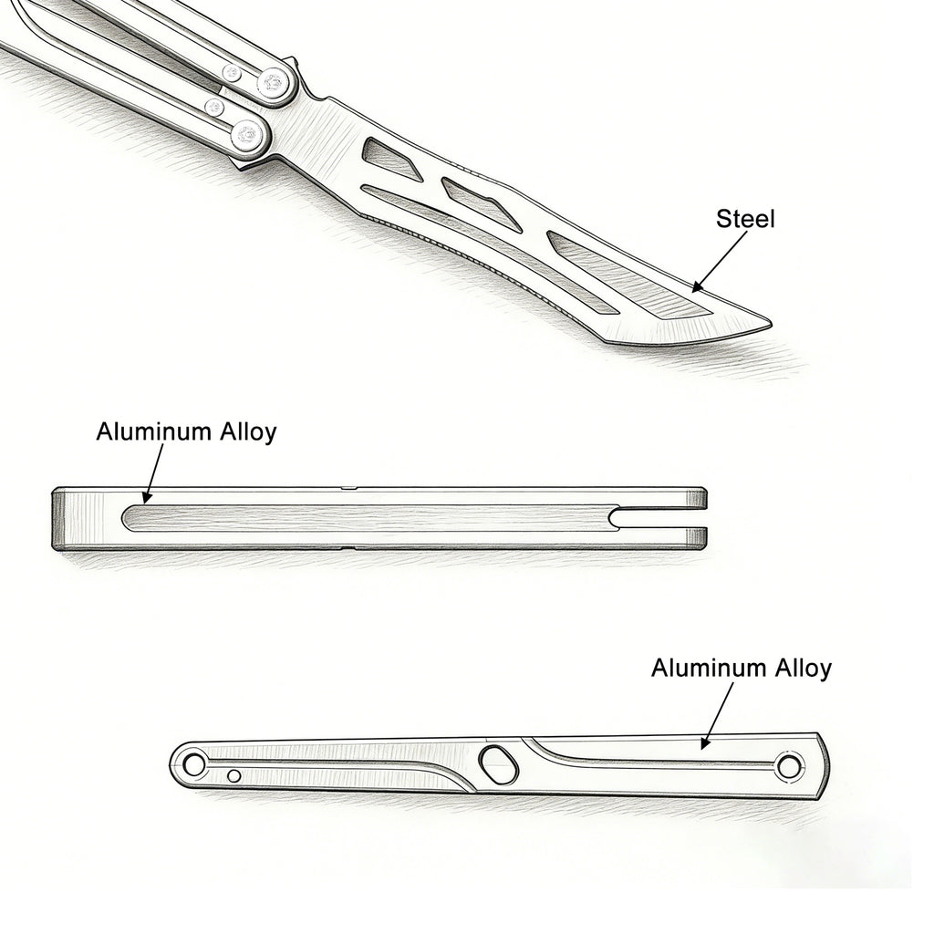LG09 White - Aluminum Alloy Trainer