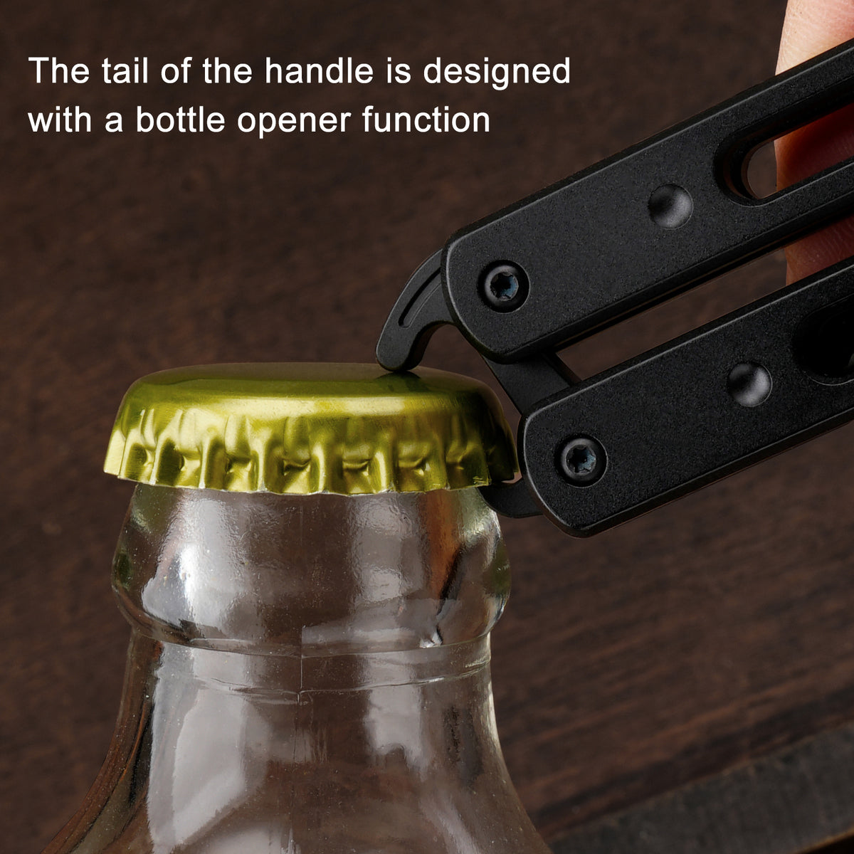 TGQ19 Titanium Black Pocket Folding Utility Cutter
