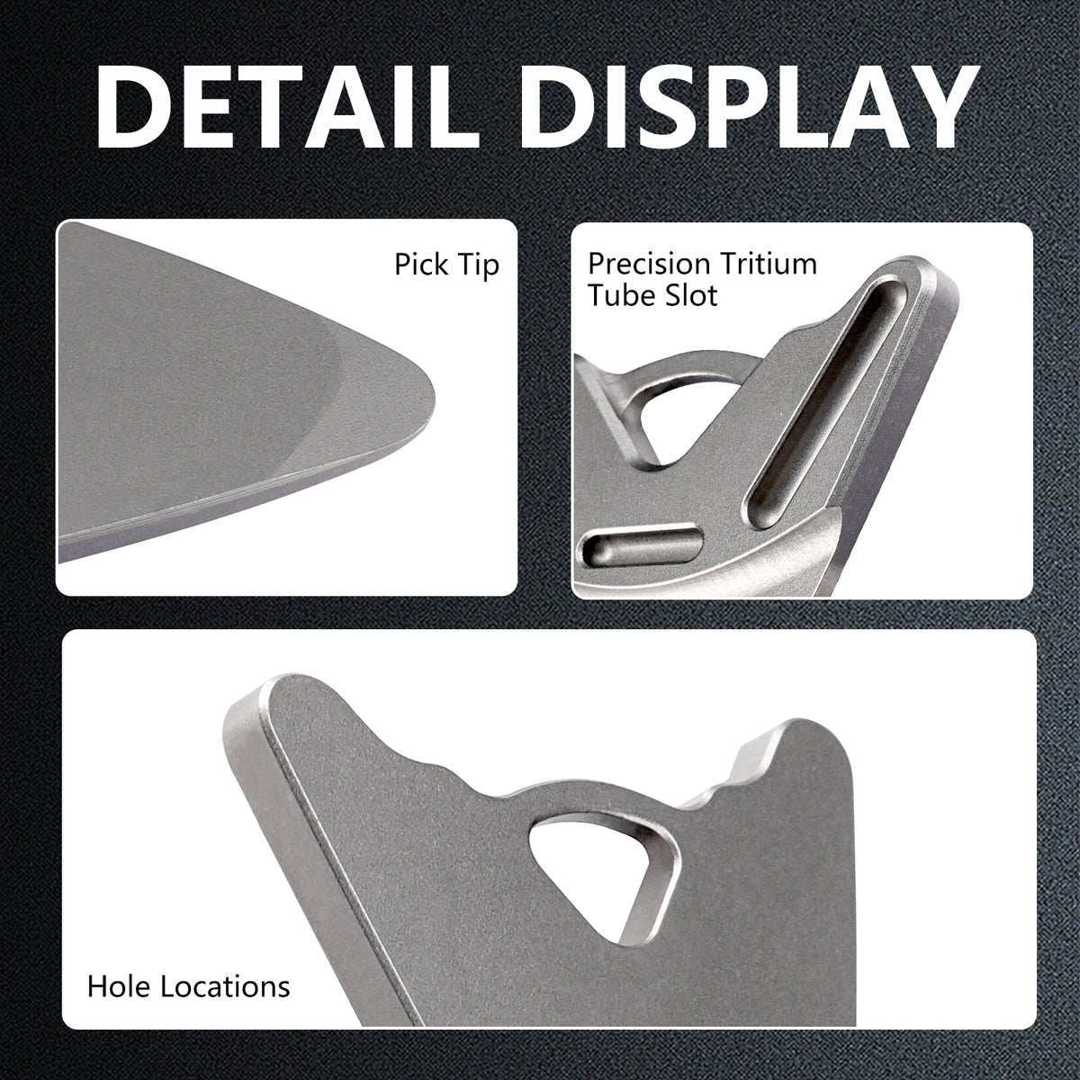 TGP03 Titanium Alloy Guitar Pick