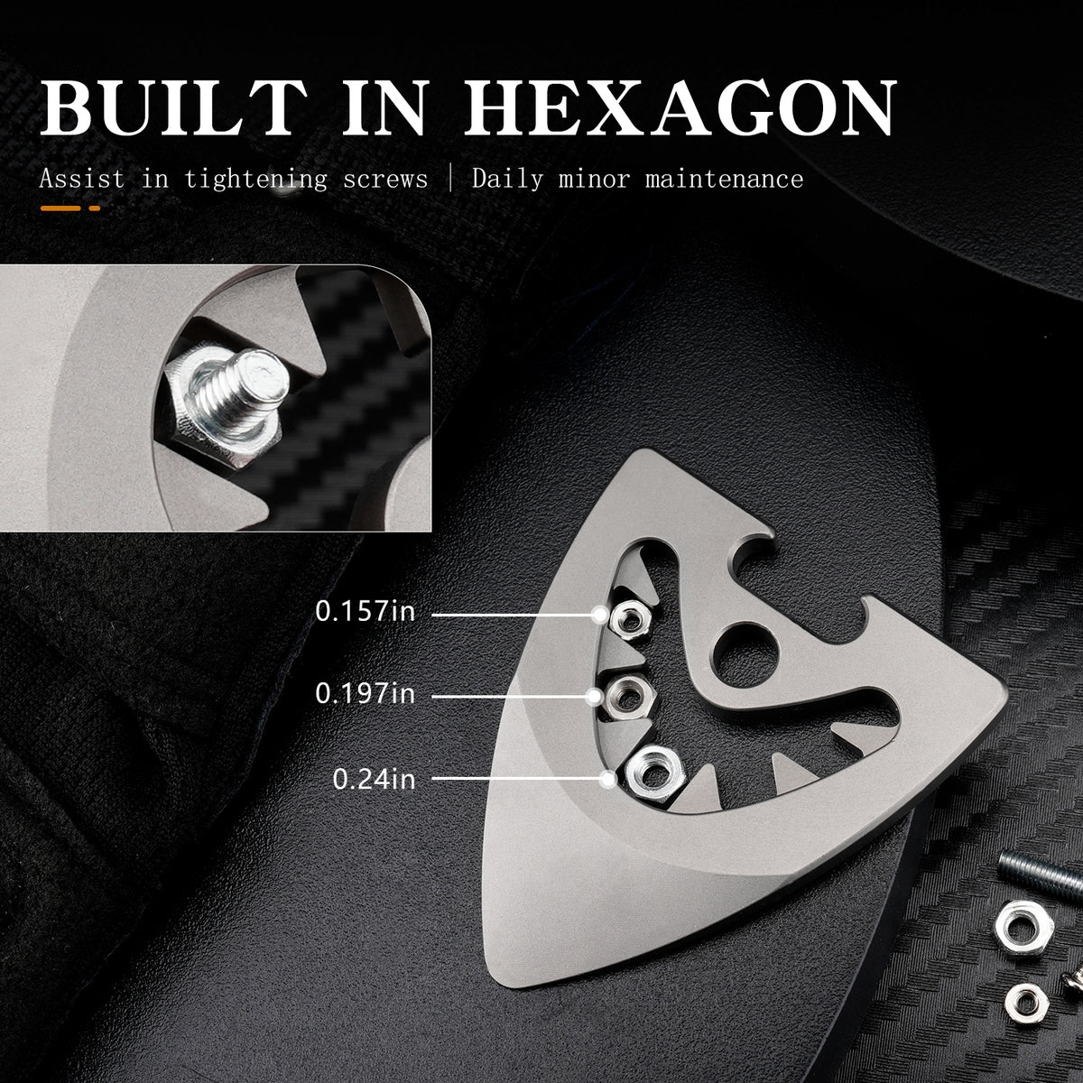 TGP02 Titanium Alloy Guitar Pick