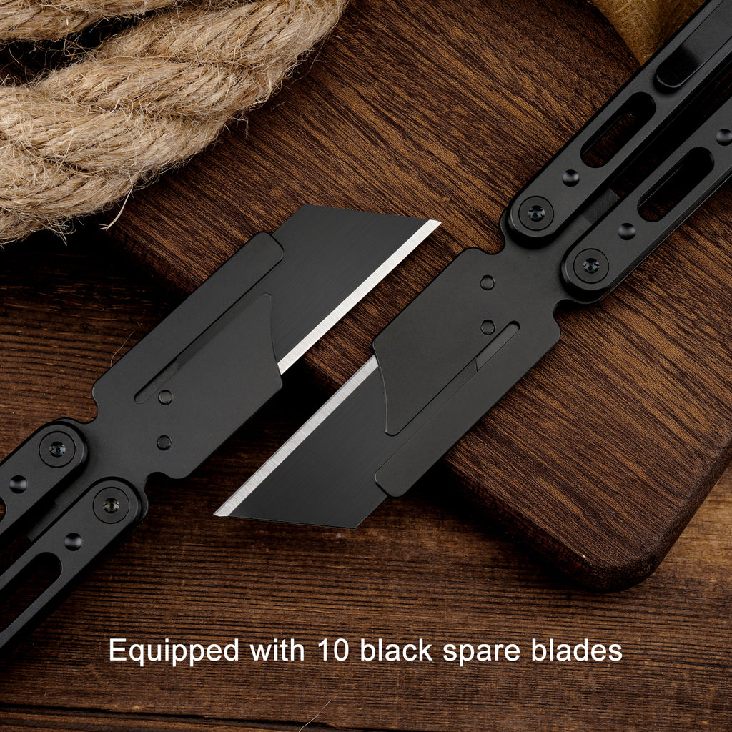 TGQ19 Titanium Black Pocket Folding Utility Cutter