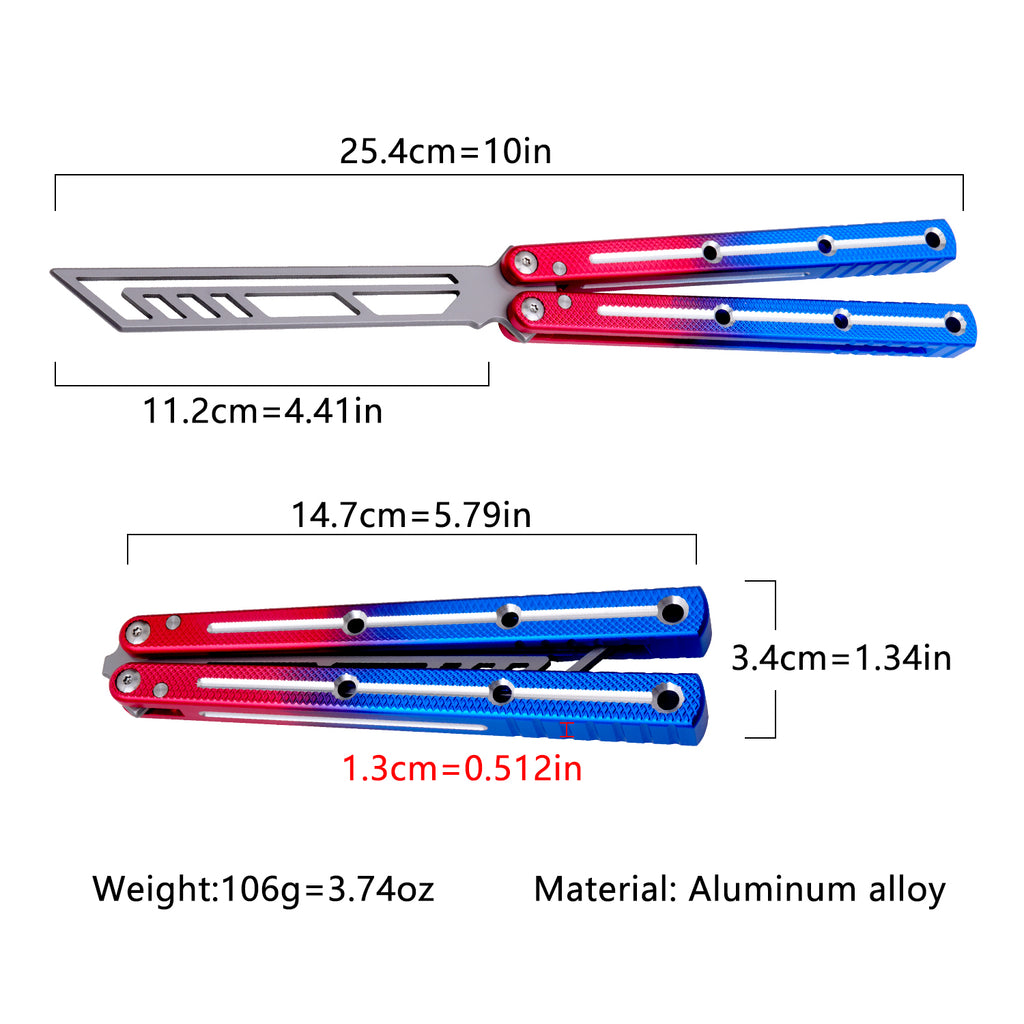 LG11 Blue Red - Aluminum Alloy Trainer