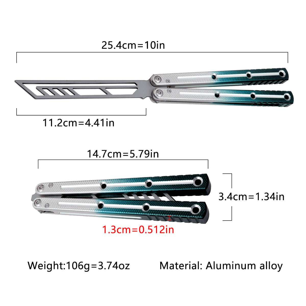 LG11 Deep Blue - Aluminum Alloy Trainer