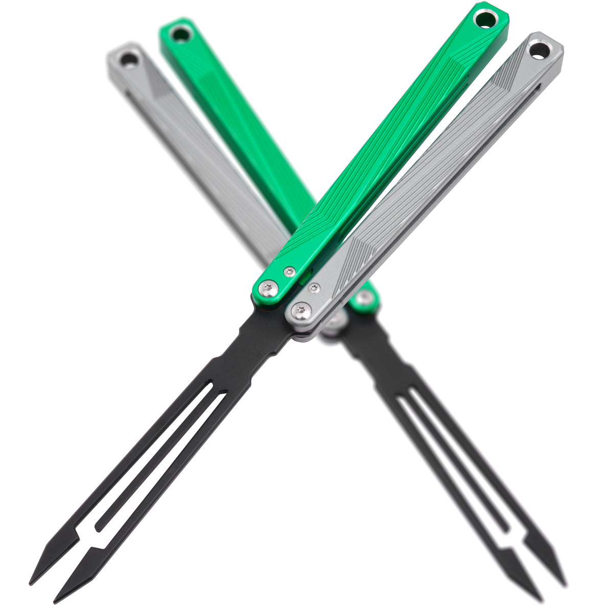 Silvery Green Tuning Fork - Aluminum Alloy Trainer